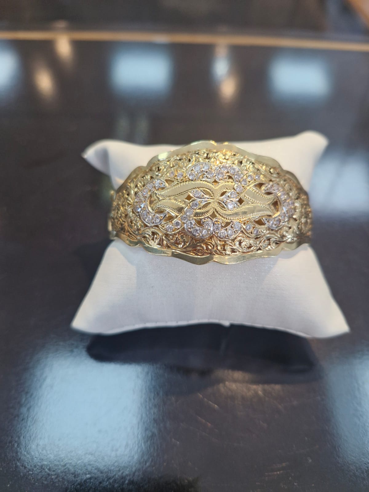 Manchette filigrane or — KN Gold